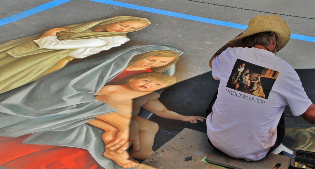 I Madonnari Street Painting Festival, Santa Barbara CA, travel, Day Trip, Mission